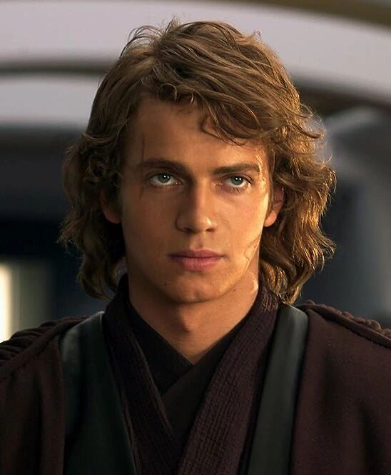 Anakin "helmet hair" Skywalker.