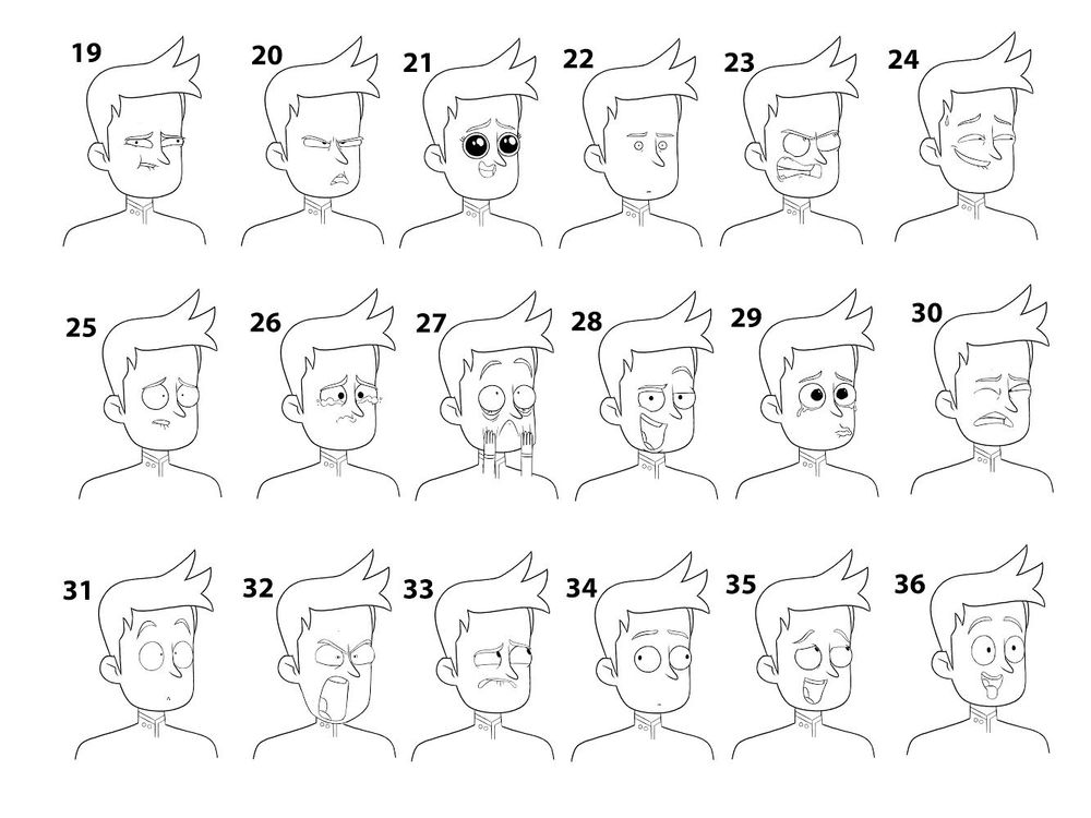 Many zany Boimler expressions.