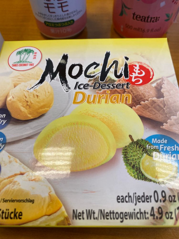 Durian Mochi Ice Cream.

We saw. We snacked. We suffered.