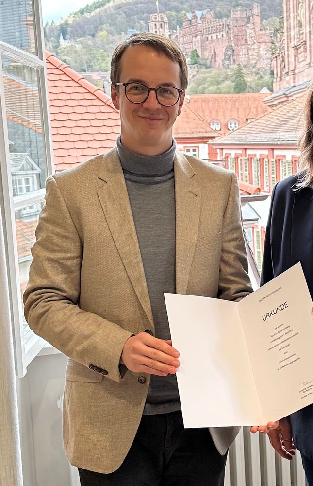 Daniel Schindler being appointed as Professor in Microbiology
