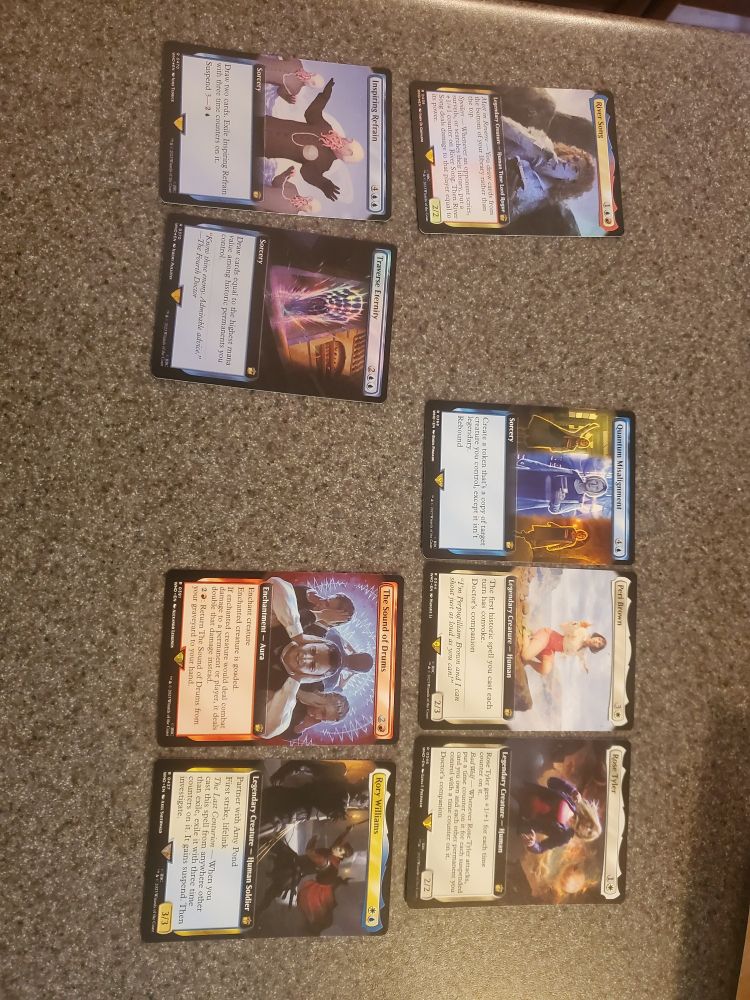 Various Magic the Gathering cards