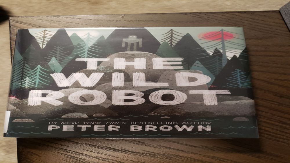 Cover of the book The Wild Robot. 
