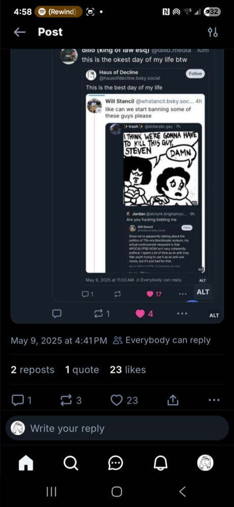 I really want to take the time to apologize to my blind or low visual audience who rely on me to provide accessibility. I can't word this in an easy nor accessible way. But I will attempt in good faith to do so. See alt #2
