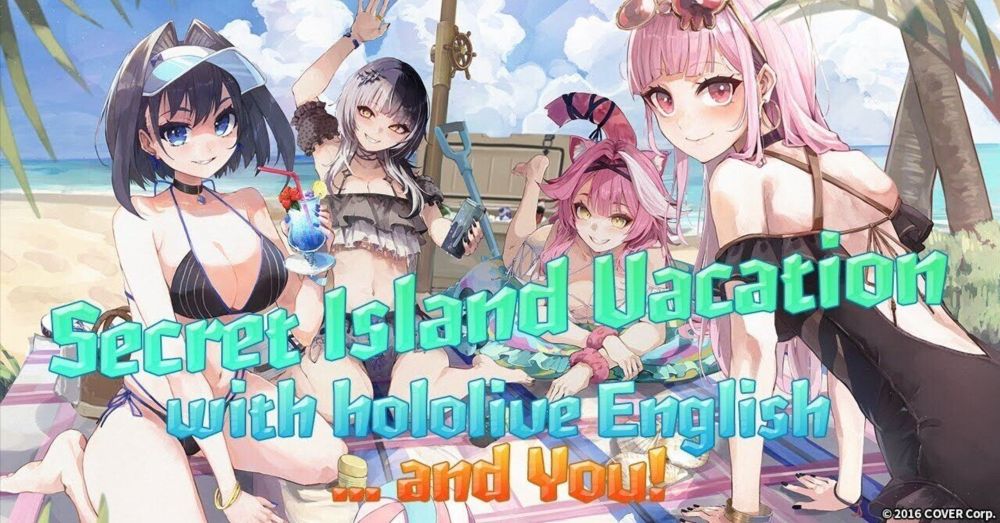 動画まとめ『【Choose Your Own Adventure】Secret Island Vacation with hololive English... and You!』【一伊那尓栖】｜てんたかるたこ