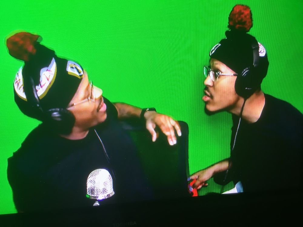 A guy looking at himself 