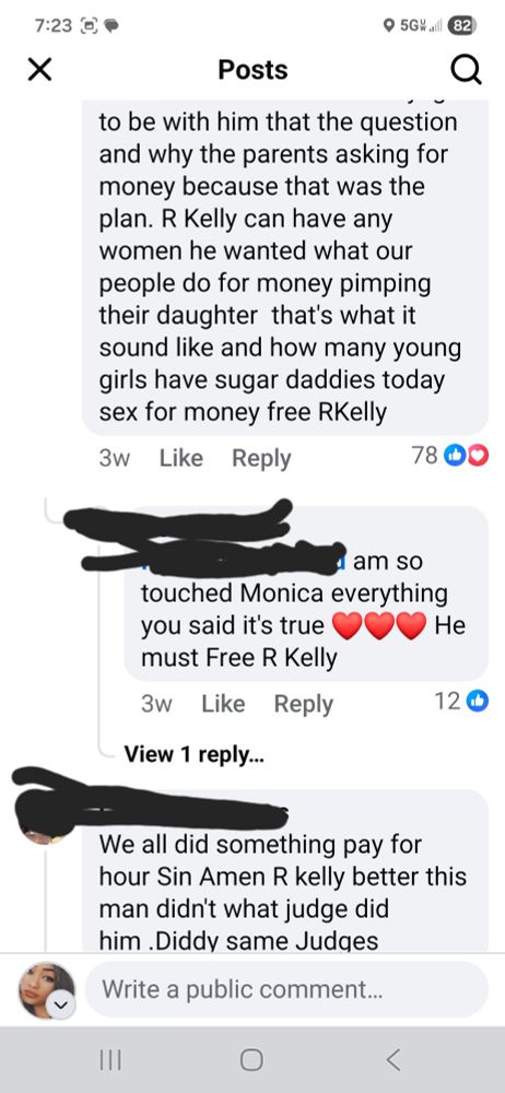 Dumb women defending convicted pedophile, R. Kelly and have descended into blaming the children. Forgetting R. Kelly, himself, MARRIED a 15 yr old Aaliyah.