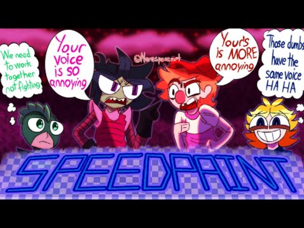 Cartoons İn Danganronpa Fanart Speedpaint