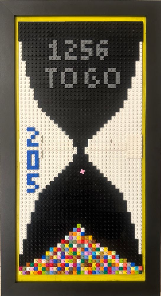 1257 days to go until the end of this administration Lego mosaic 