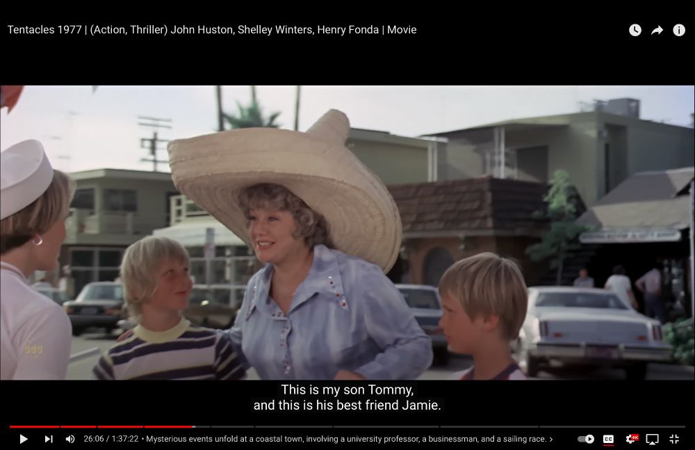 Shelley Winters models—well, none dare call it a hat.