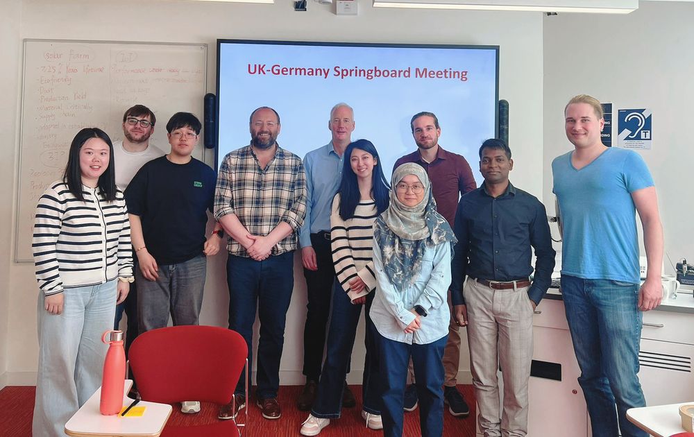 Picture showing participants of UK German springboard meeting in Edinburgh. 