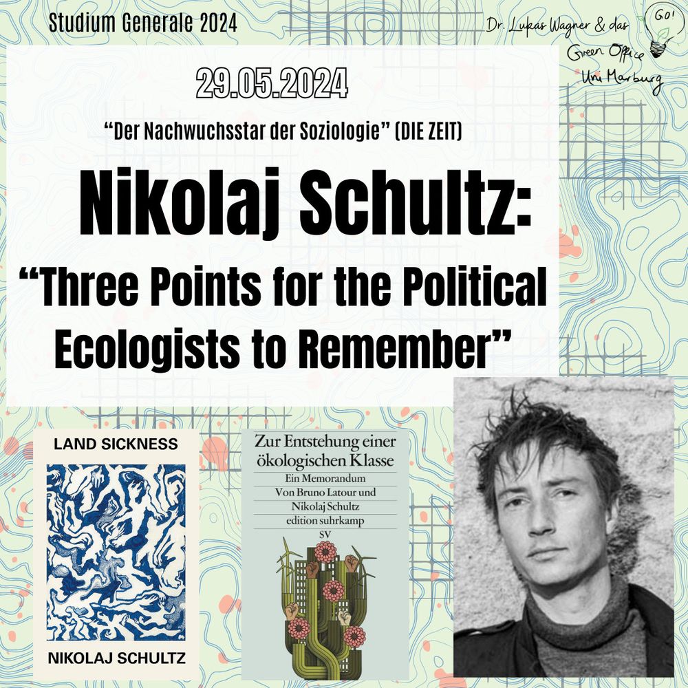 Nikolaj Schultz will speak at the Marburg Sustainability Talks.