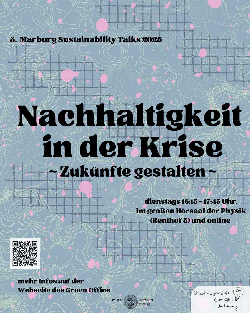Title picture announcing the Marburg Sustainability Talks 2025