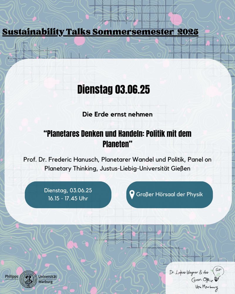 Marburg Sustainability Talks 03.06.25