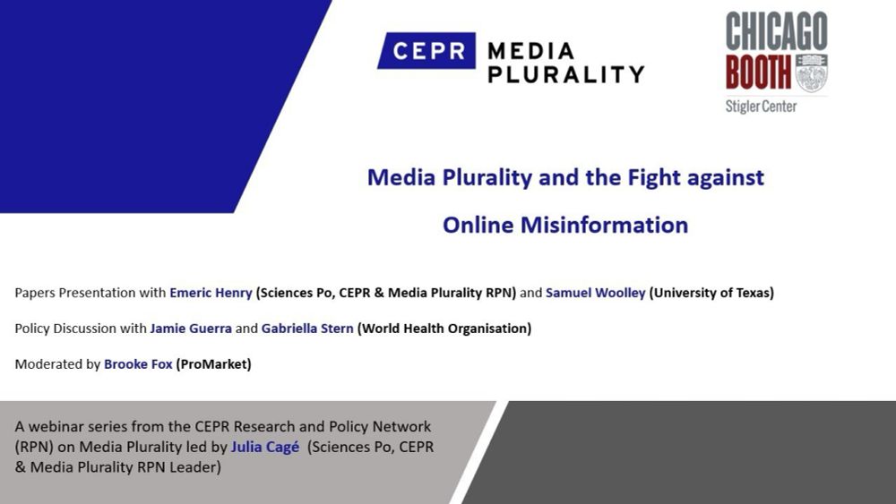 Media Plurality Webinar Series - Session 2