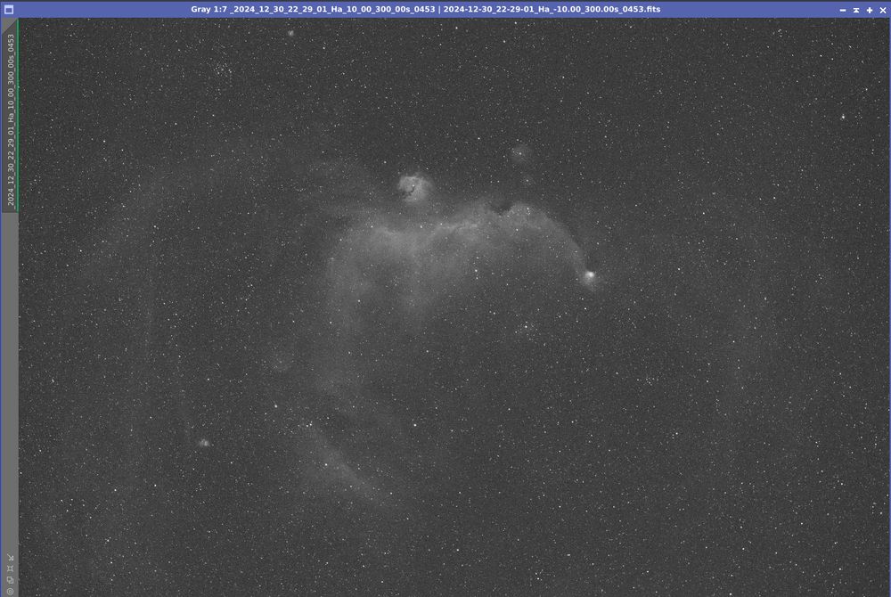 Ha 3nm 5-minute exposure