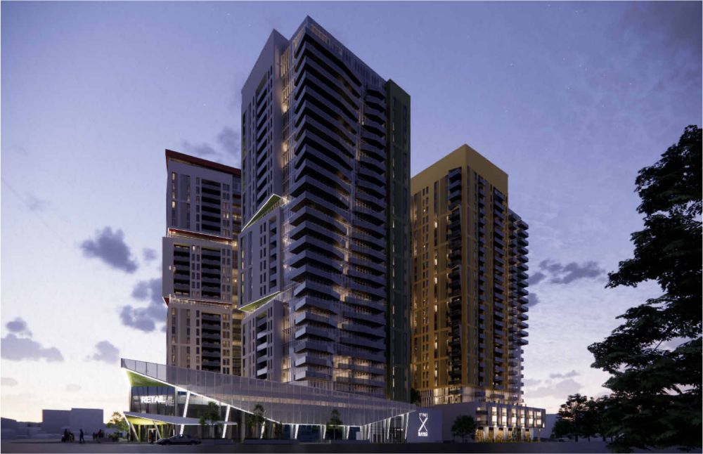Updated render for the proposed St. Pat's Crossing development.