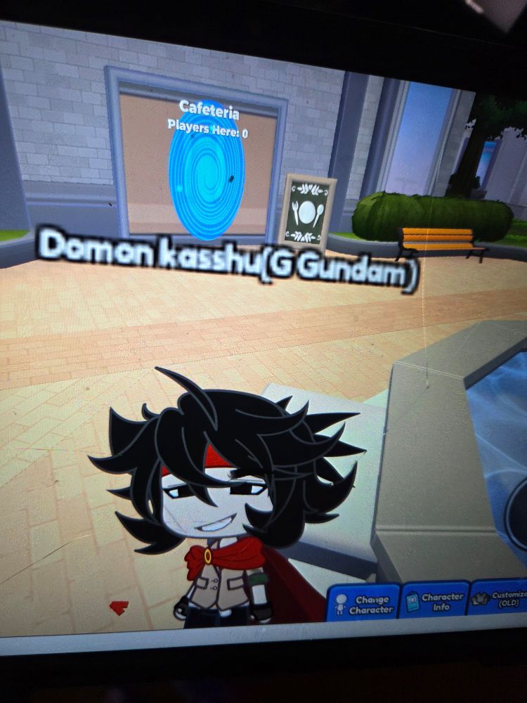Domon Kashu from G Gundam, made by my daughter in Roblox.