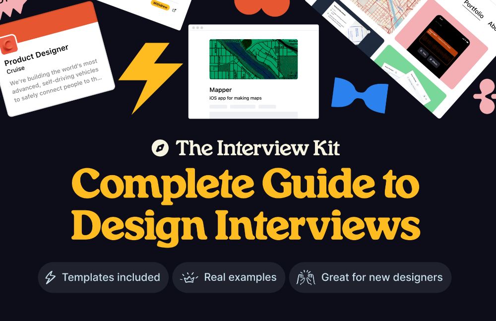 Complete Guide to Design Interview, with templates, real examples — great for seasoned and young designers