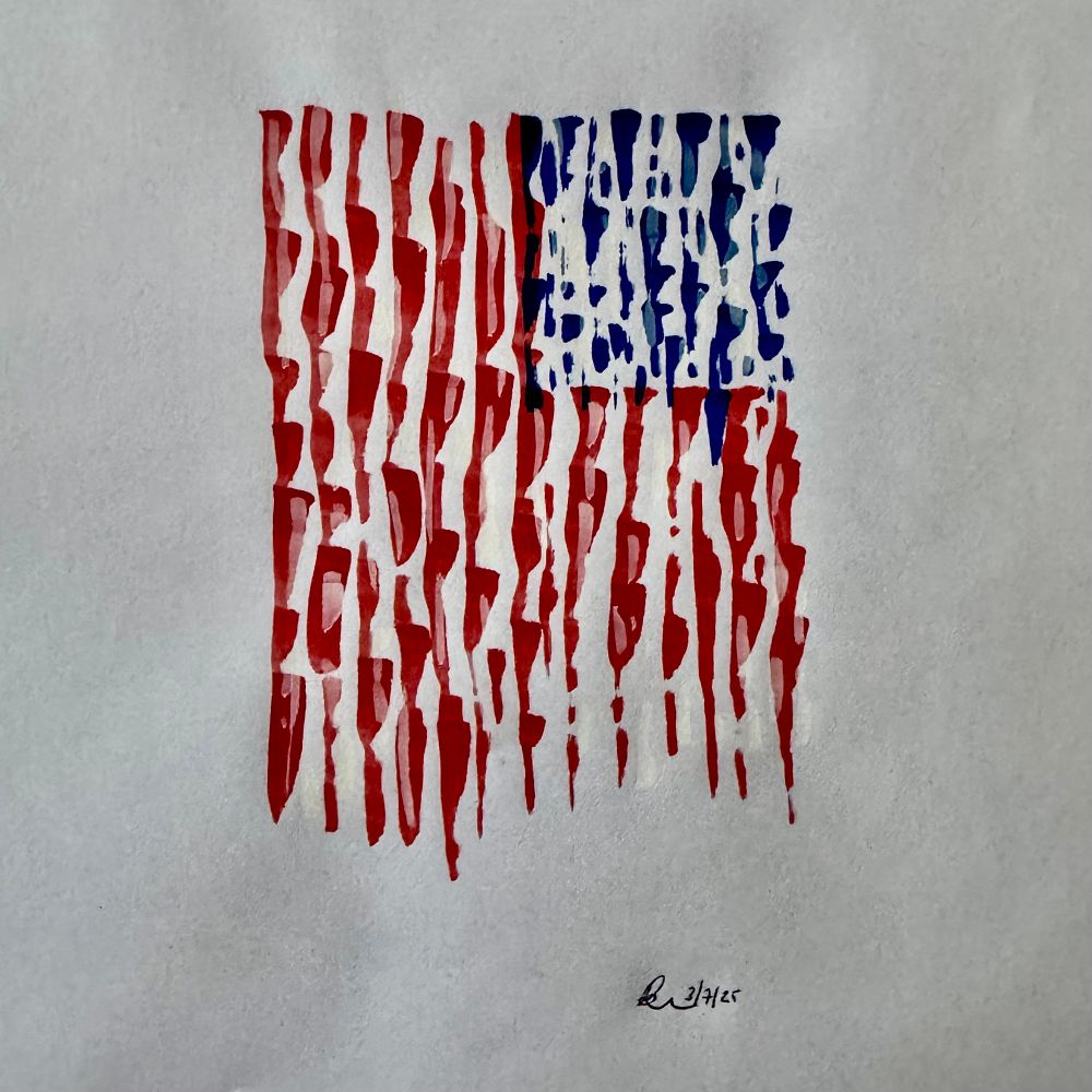 Flag drawing ©️b-drawn.