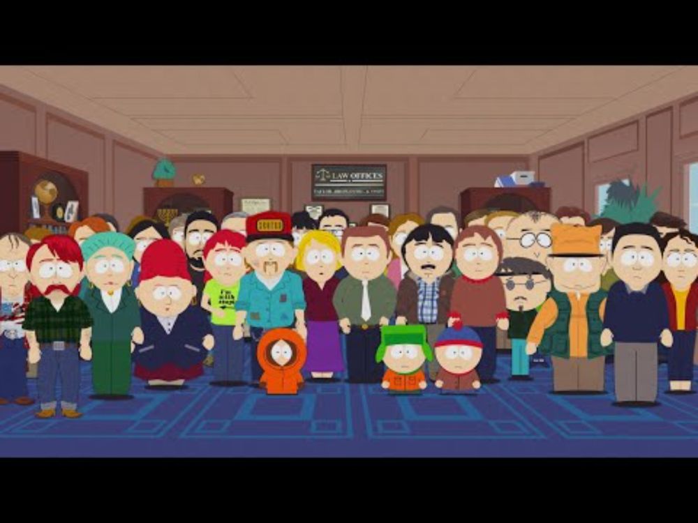 The PSA contains synthetic media | South Park