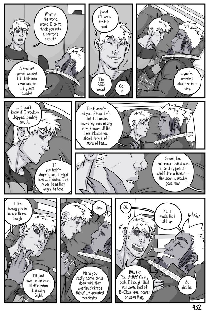 Ethan and Al have a heart to heart back in their room at the Academy, and Al reveals the threat he used prior to this scene was bullshit, but sounded good!