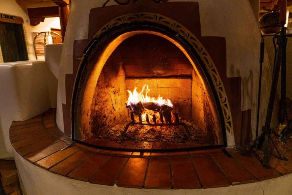 Fireplace at Hotel Santa Fe 