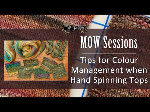 MOW Sessions: Tips for Colour Management when Hand Spinning Tops with Becks of Tiny Fibre Studio