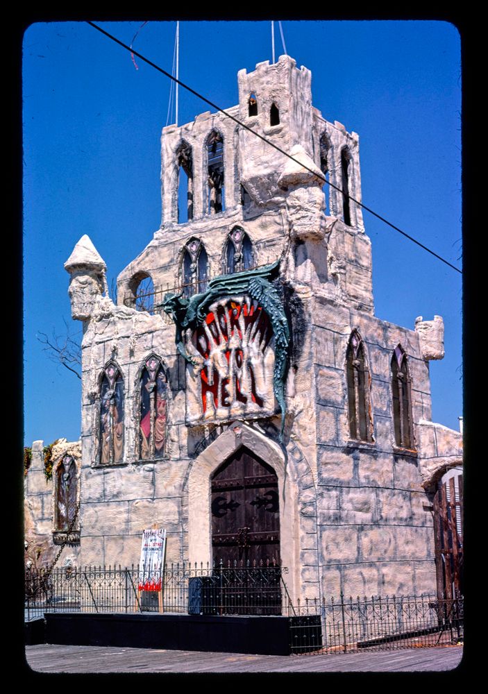 doorway to hell haunted house, casino pier, seaside heights, new jersey, 1978