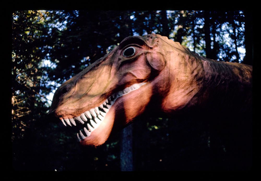 dinosaur gardens, route 23, ossineke, michigan, 1988