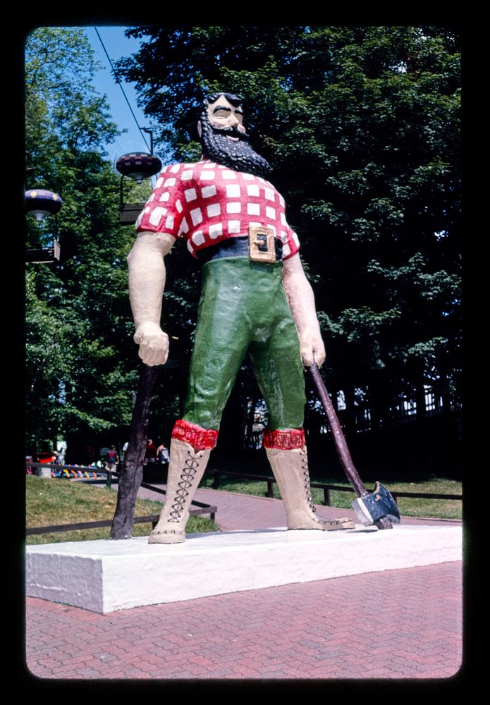 paul bunyan statue, old forge, new york, 2002
