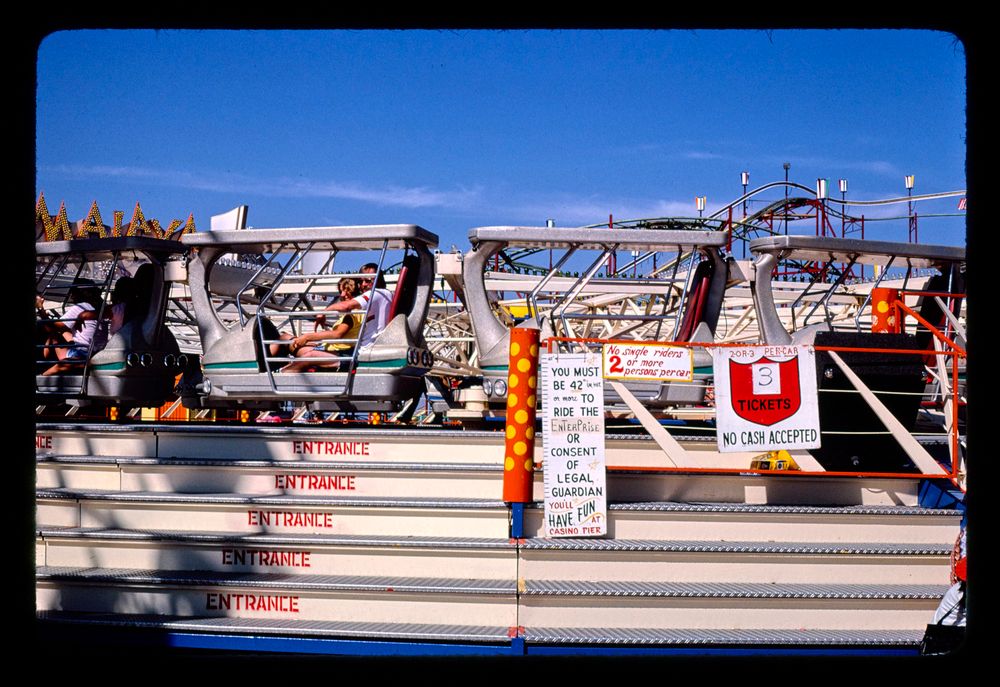 enterprise entrance, seaside heights, new jersey, 1978
