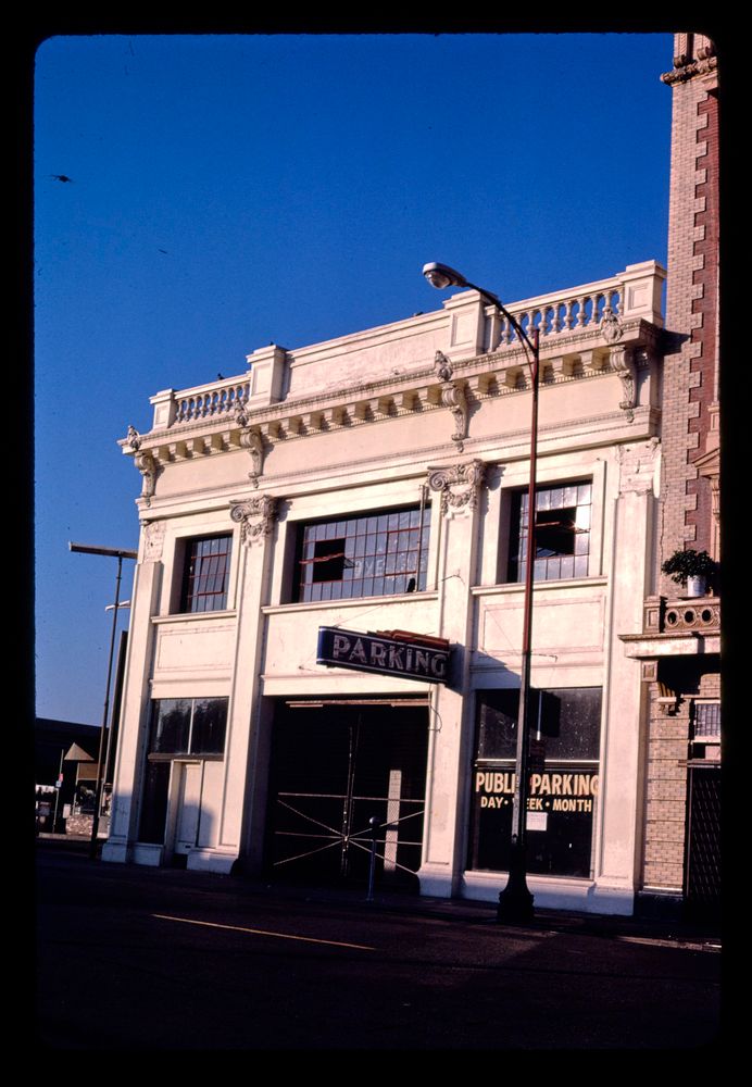 public parking structure, sutter street, stockton, california, 1987