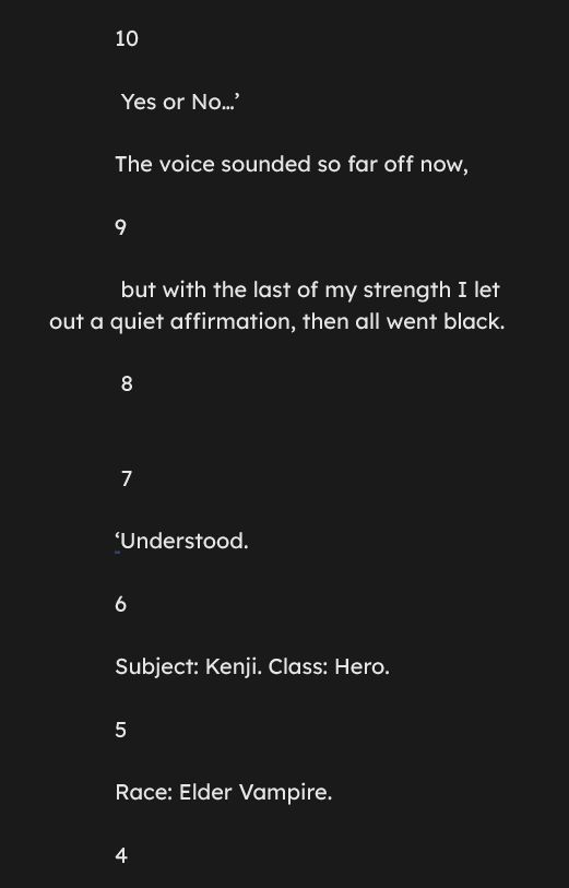 Page 4 of book one of Now I'm a Vampire