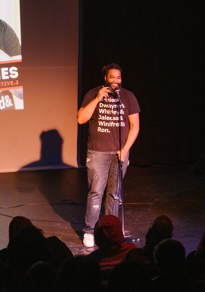 Javann does standup here too