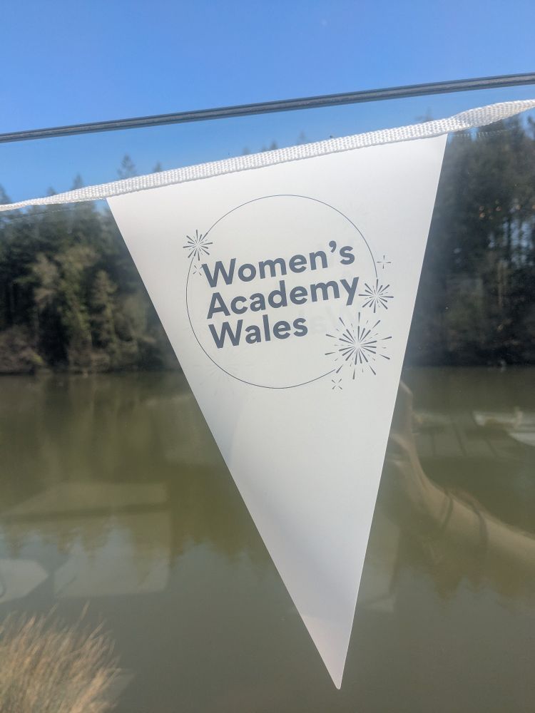 Womens academy Wales bunting flag
