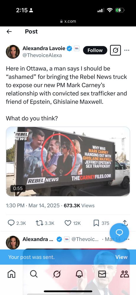 Picture of Mark Carney at an event Ghislaine Maxwell also attended, shared on Twitter. 