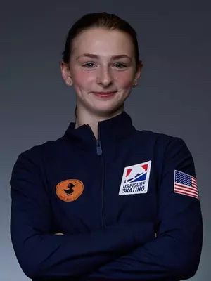 Official usfs team photo of Sarah everhardt looking… young