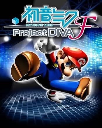 Project Diva F with the mario ddr art