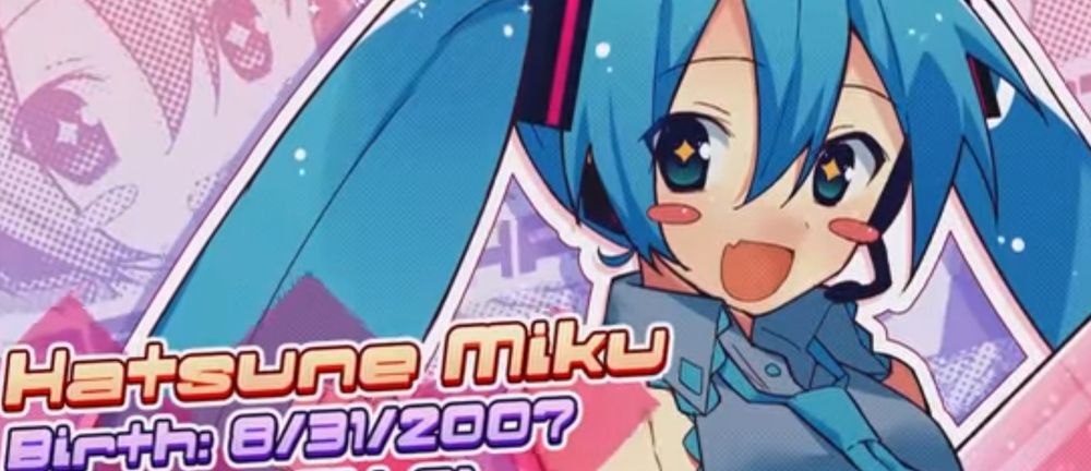 Screenshot of Magical Cure Love Shot of miku's birthday 