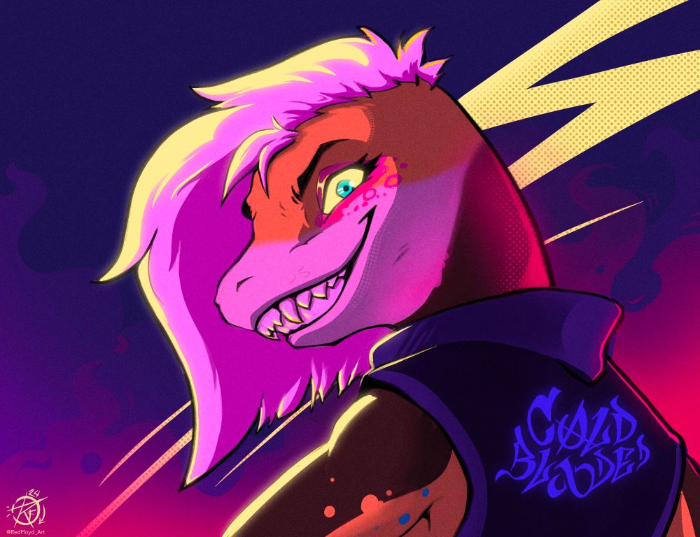 Furry Scalie anthro art 