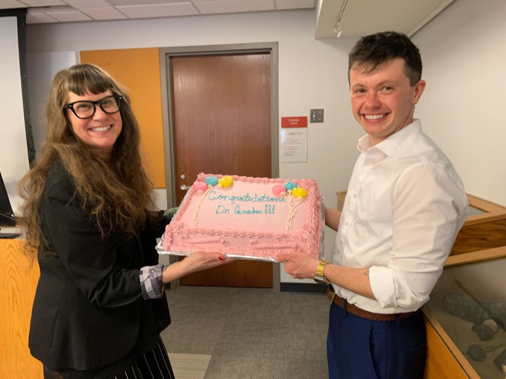 Congratulations Dr. Graber cake!
