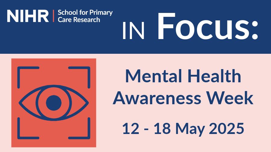 To mark Mental Health Awareness Week 2025, the NIHR School for Primary Care Research (SPCR) is highlighting some projects that demonstrate the power of community in supporting mental health and wellbeing: https://bit.ly/3GRWcyW

#MentalHealthAwarenessWeek #ThisIsMyCommunity #PrimaryCare #Research @ashmore1973.bsky.social 