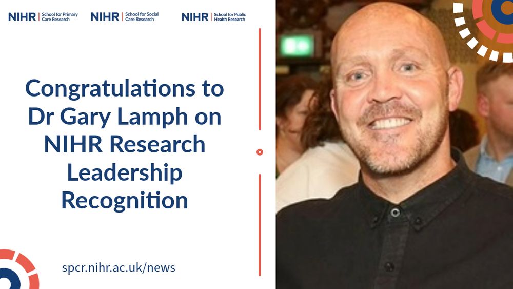 🎉 Congrats to Dr Gary Lamph, NIHR Three Schools’ Mental Health Award holder, on joining the NIHR Nursing Research Leadership Programme! His E-PRIMED project is helping to improve understanding of prison mental health: https://bit.ly/4ctDgSN

#MentalHealthResearch #NIHR #NursingLeadership