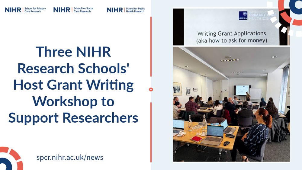 The Three NIHR Research Schools' Mental Health Programme recently funded a grant writing workshop supporting early to mid-career researchers in developing stronger funding applications: https://bit.ly/4j1tXLy

#MentalHealth #Research