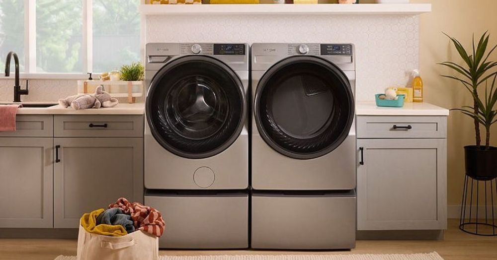 You can keep the door closed on Whirlpool’s new self-drying washers