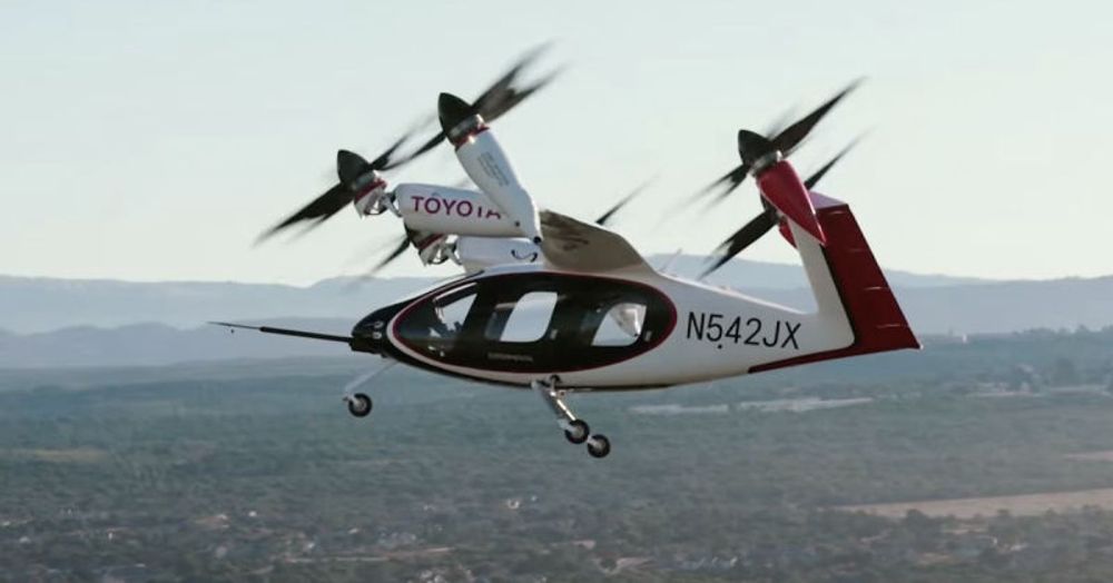 Toyota puts another $500 million into an air taxi startup Joby