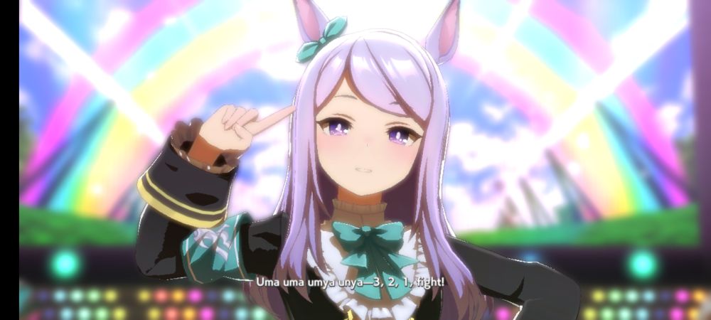 Mejiro McQueen dancing Umapyoi Legend 