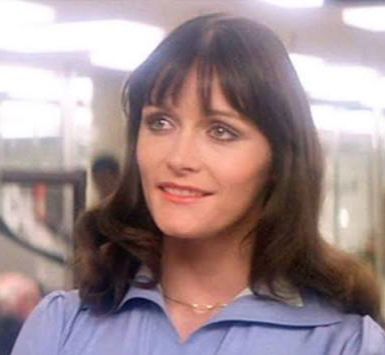 Margot Kidder as Lois Lane. 