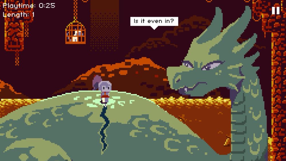 Deepest Sword game. Dragon: Is it even in?