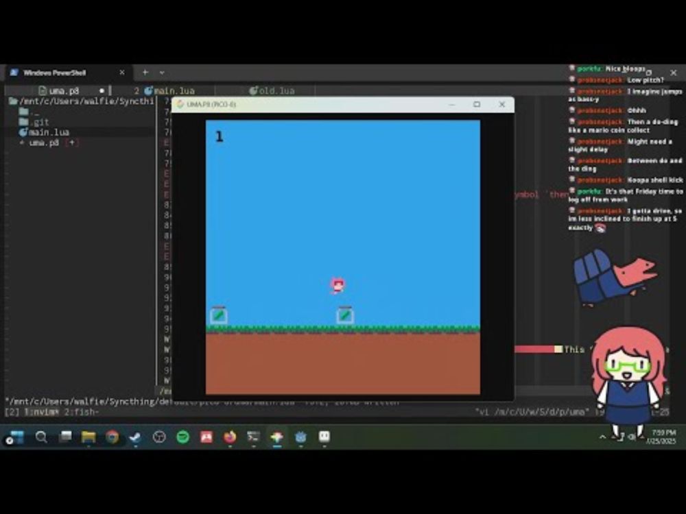 (pico-8 game dev) honestly no idea what I'm doing today